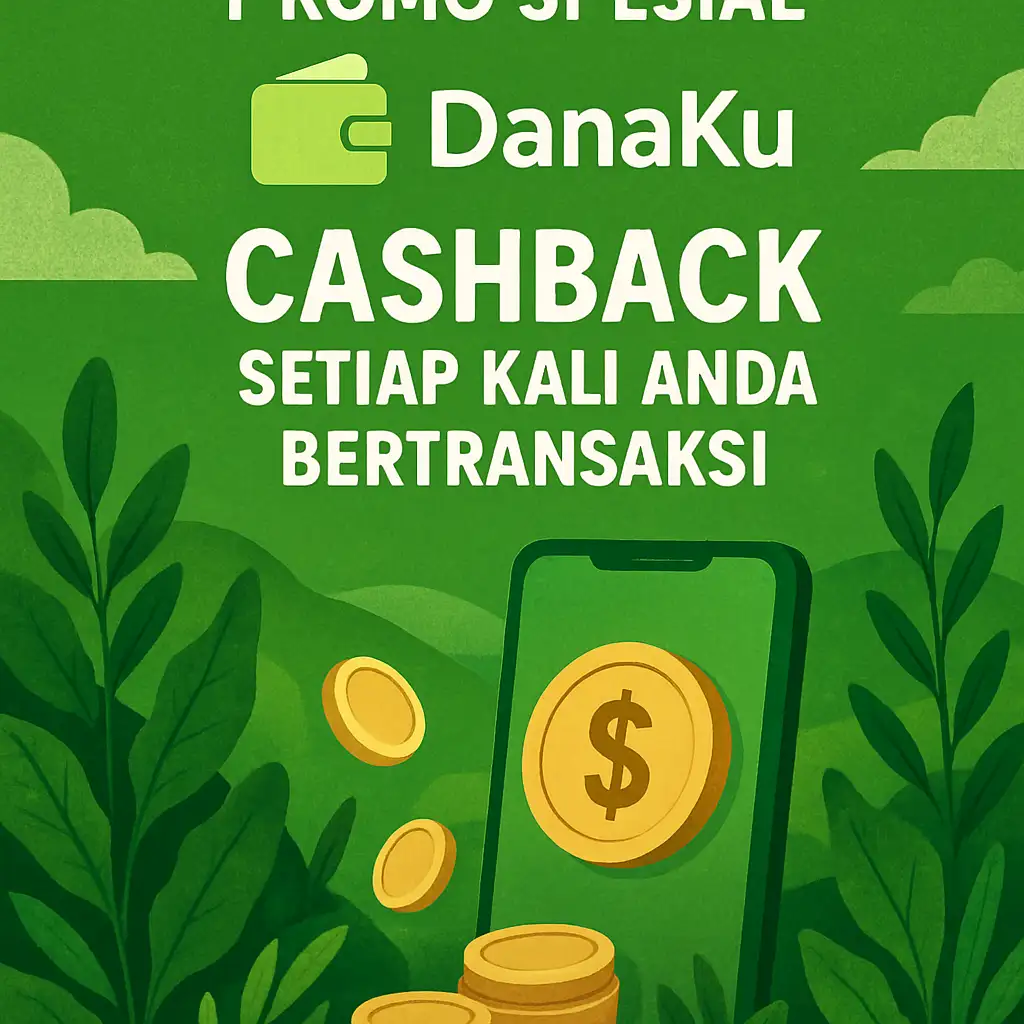 Promo Spesial DanaKu: Cashback Setiap Kali Anda Bertransaksi